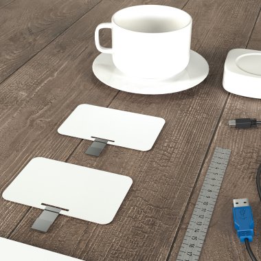 Mockup iş şablonu. Yüksek çözünürlük.