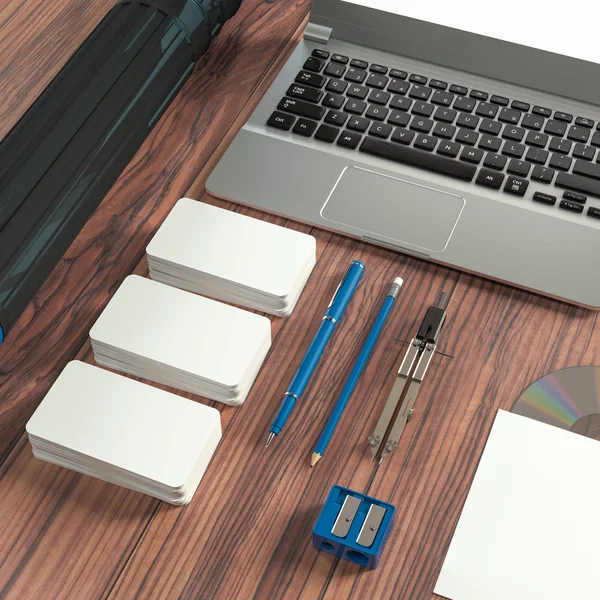 Mockup iş şablonu. Yüksek çözünürlük.