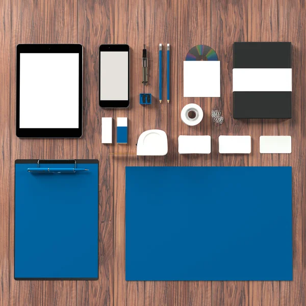 Mockup business template. High resolution. — Stock Photo, Image