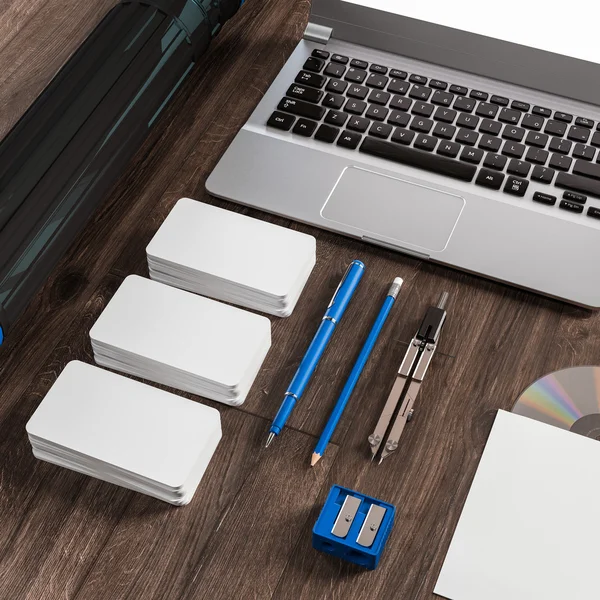 Mockup iş şablonu. Yüksek çözünürlük.