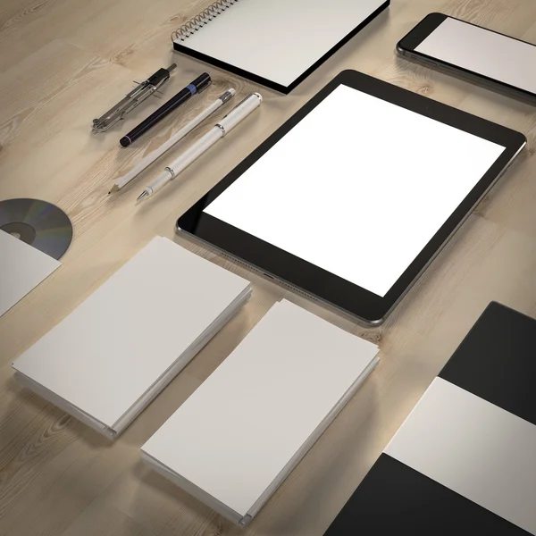 Mockup business template. High resolution. — Stock Photo, Image