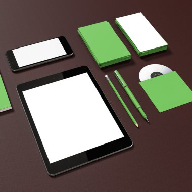 mockup iş şablonu.