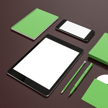 mockup iş şablonu.