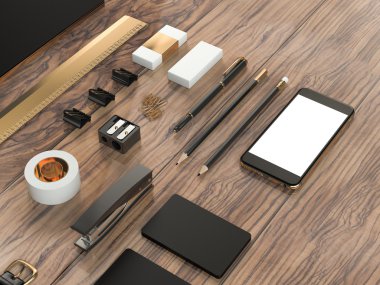Mockup iş şablonu. Sigorta primi