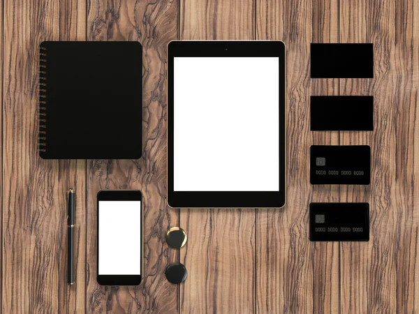 Mockup business sjabloon. Premie — Stockfoto