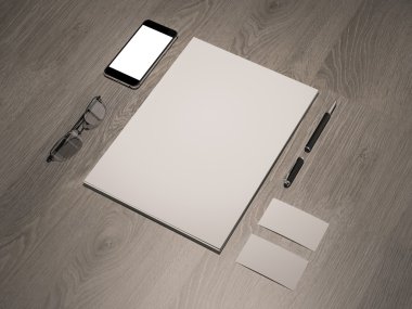 Mockup iş şablonu. Sigorta primi