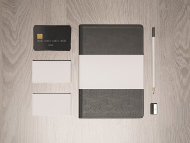 Mockup iş şablonu. Sigorta primi