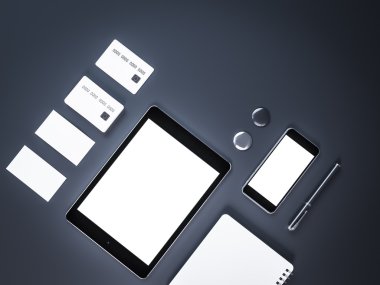 Mockup iş şablonu. Sigorta primi