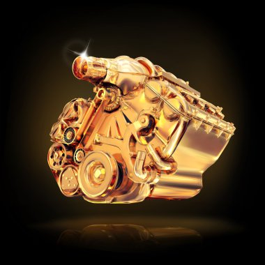 Siyah arka plan üzerinde görüntü motoru