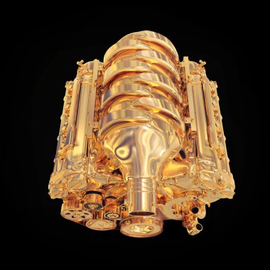 Siyah arka plan üzerinde görüntü motoru