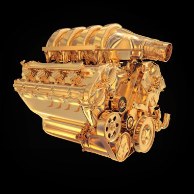 Siyah arka plan üzerinde görüntü motoru