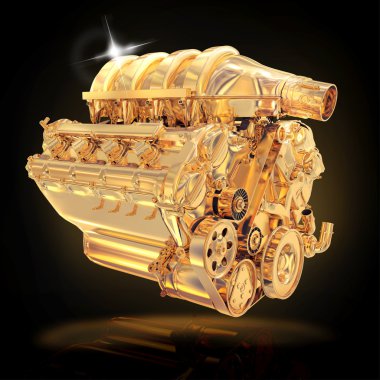 Siyah arka plan üzerinde görüntü motoru