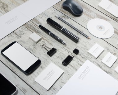 mockup iş şablonu.