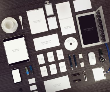 mockup iş şablonu.