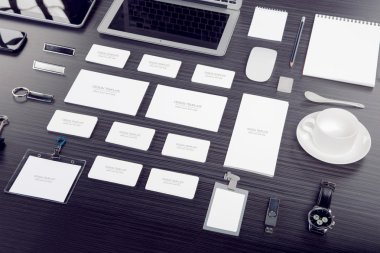mockup iş şablonu.