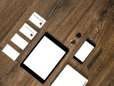 mockup iş şablonu. 