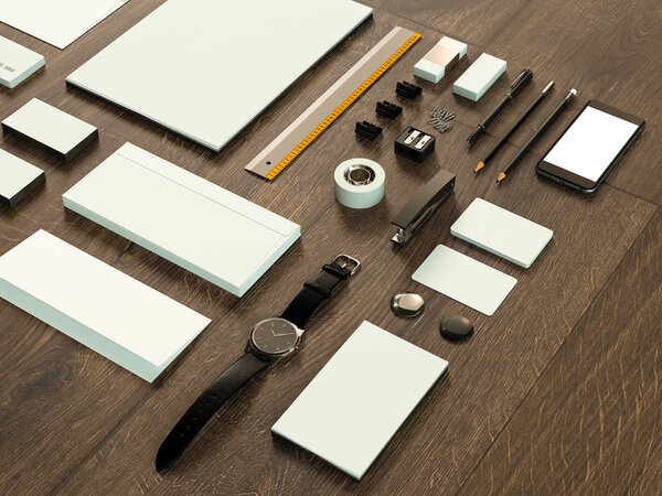 Mockup business template. 