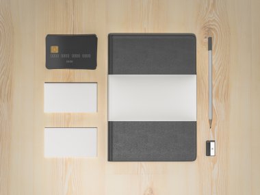 mockup iş şablonu. 