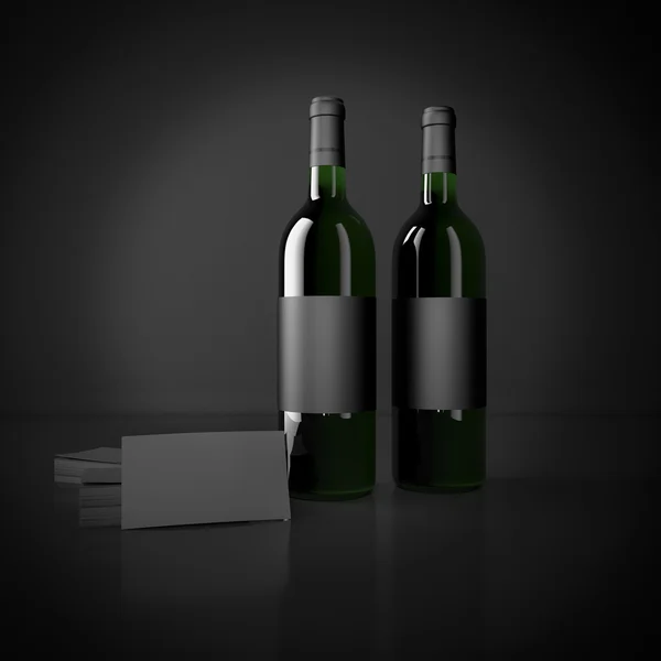 Şarap ve ambalaj torbaları — Stok fotoğraf