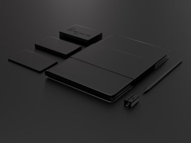 mockup iş şablonu. 