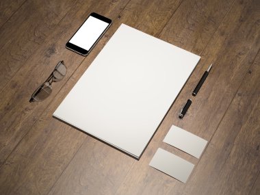 mockup iş şablonu. 