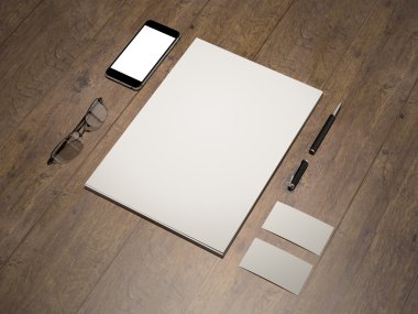 mockup iş şablonu. 