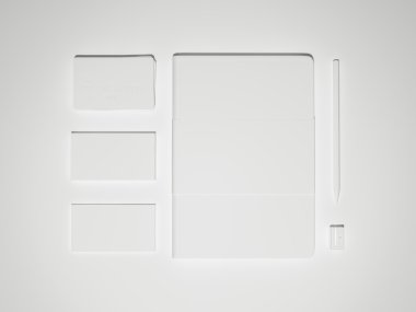 mockup iş şablonu. 