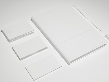 mockup iş şablonu. 