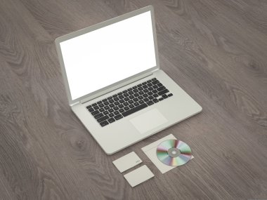 mockup iş şablonu. 