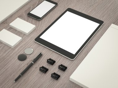 mockup iş şablonu. 