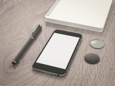 mockup iş şablonu. 