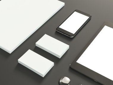 mockup iş şablonu. 