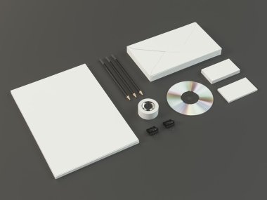 mockup iş şablonu. 