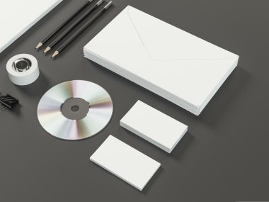 mockup iş şablonu. 