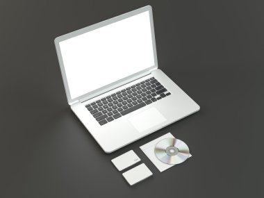 mockup iş şablonu. 