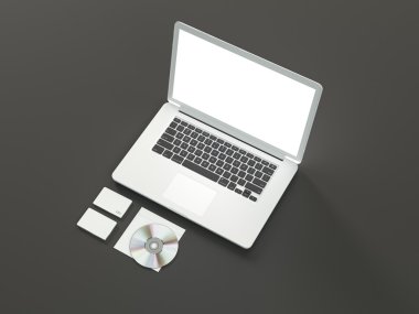 mockup iş şablonu. 