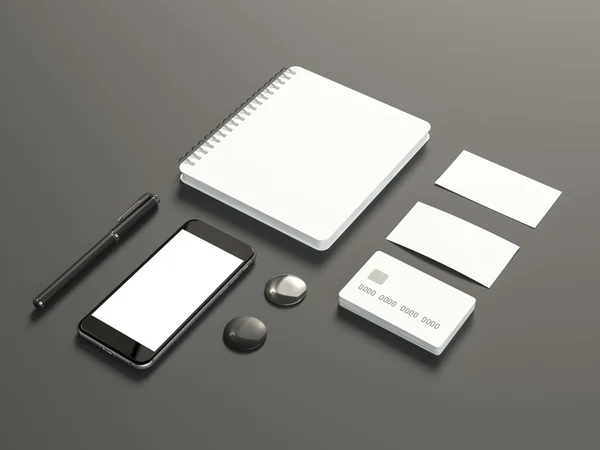 Modèle d'entreprise Mockup . — Photo