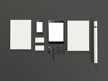 mockup iş şablonu. 