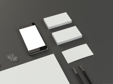 mockup iş şablonu. 