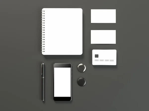 Mockup business sjabloon. — Stockfoto