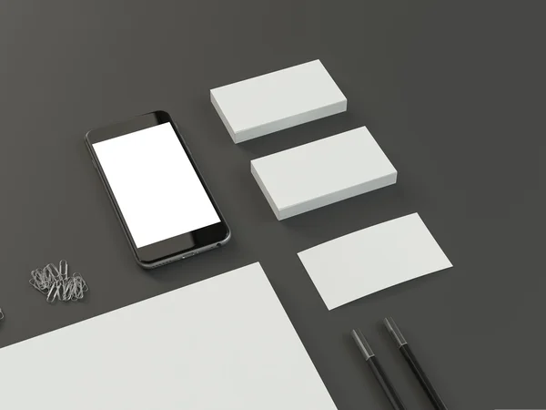 Mockup business template. — Stock Photo, Image