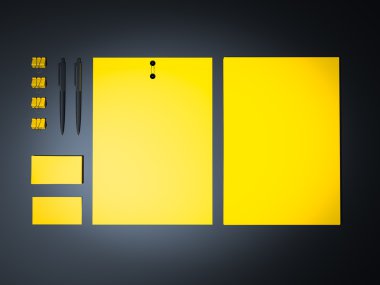 mockup iş şablonu. 