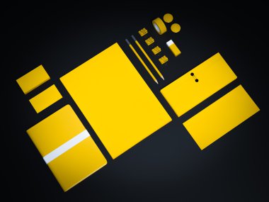 mockup iş şablonu. 