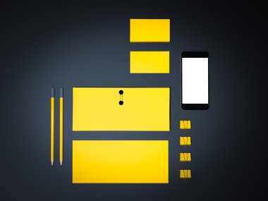 mockup iş şablonu. 