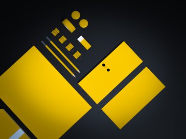 mockup iş şablonu. 