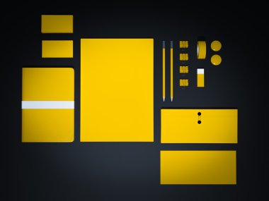 mockup iş şablonu. 