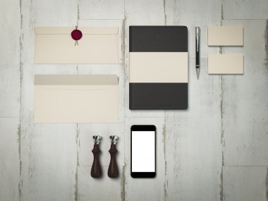 mockup iş şablonu. 