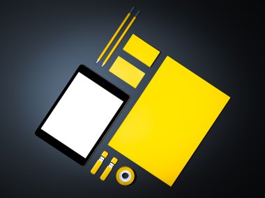 mockup iş şablonu. 