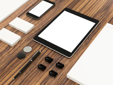 mockup iş şablonu. 