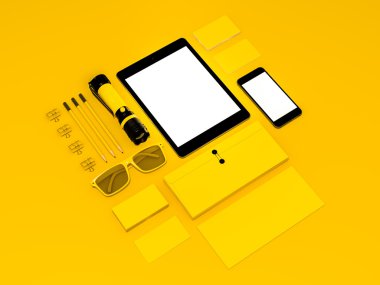 mockup iş şablonu. 